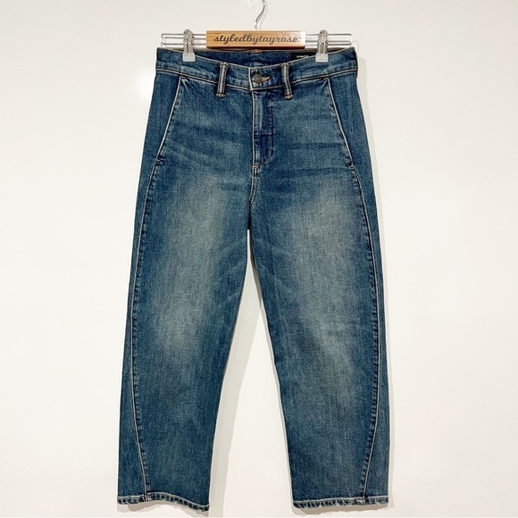 Vince Twisted Seam Relaxed Straight Leg Jeans - Picture 3 of 14